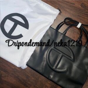 Large Black Telfar Bag